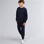 Kangaroo Poo Boys Sweatshirt And Cargo Joggers Tracksuit Navy