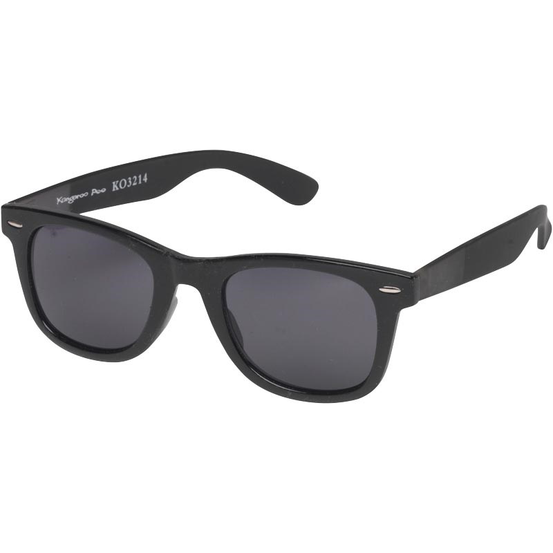 Buy Kangaroo Poo Mens Wayfarer Sunglasses Black