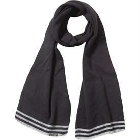 Kangaroo Poo Heren Striped Edge Sjaal Zwart kangaroo poo kopen in de aanbieding