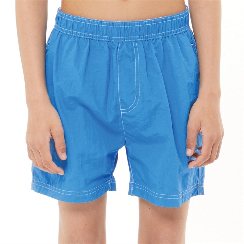 Kangaroo Poo Junior Taslan Zwemshort Blauw