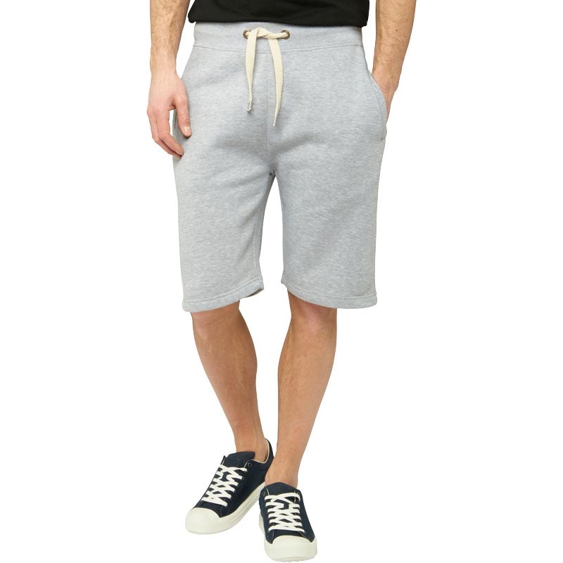 Buy Kangaroo Poo Mens Fleece Shorts Grey Marl