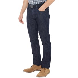 Kangaroo Poo Heren Straight Fit Jeans Donkerblauw kangaroo poo kopen in de aanbieding