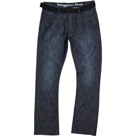 Kangaroo Poo Heren Bootcut Jeans Donker Wash kangaroo poo kopen in de aanbieding