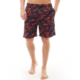 Kangaroo Poo Heren Aop Zwemshort Marineblauw kangaroo poo kopen in de aanbieding