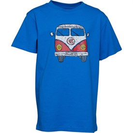 Kangaroo Poo Jongens Frontback Print Camper T Shirt Middelblauw kangaroo poo kopen in de aanbieding