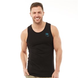 Kangaroo Poo Heren Vest Zwart kangaroo poo kopen in de aanbieding