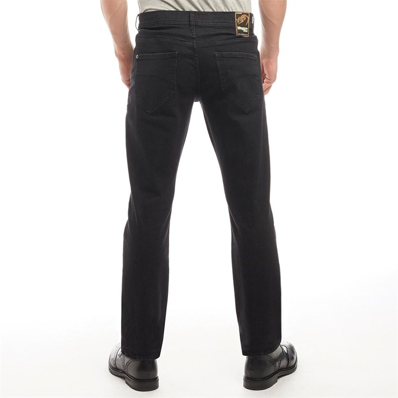 jean droit noir homme