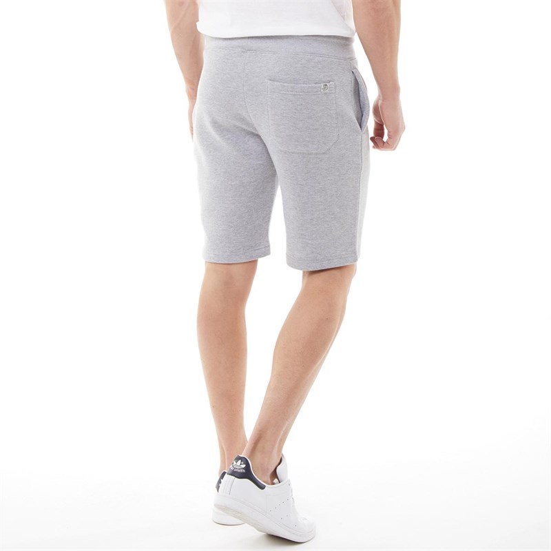 mens grey fleece shorts
