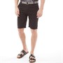 Kangaroo Poo Mens Cotton Shorts With Belt Black