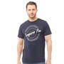 Kangaroo Poo Mens Circle Print T-Shirt Navy
