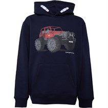 Kangaroo Poo Sweat à Capuche Garçon Bleu Marine