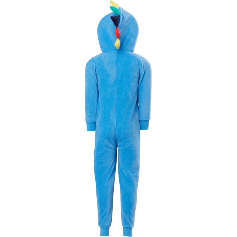Buy Kangaroo Poo Infant Boys Coral Fleece Onesie Blue/AOP Dinosaur