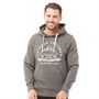 Kangaroo Poo Mens Printed Hoodie Slate Grey