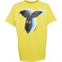 Kangaroo Poo Junior Shadow Logo Print T-Shirt Yellow