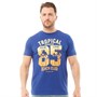 Kangaroo Poo Mens Printed T-Shirt Royal Blue