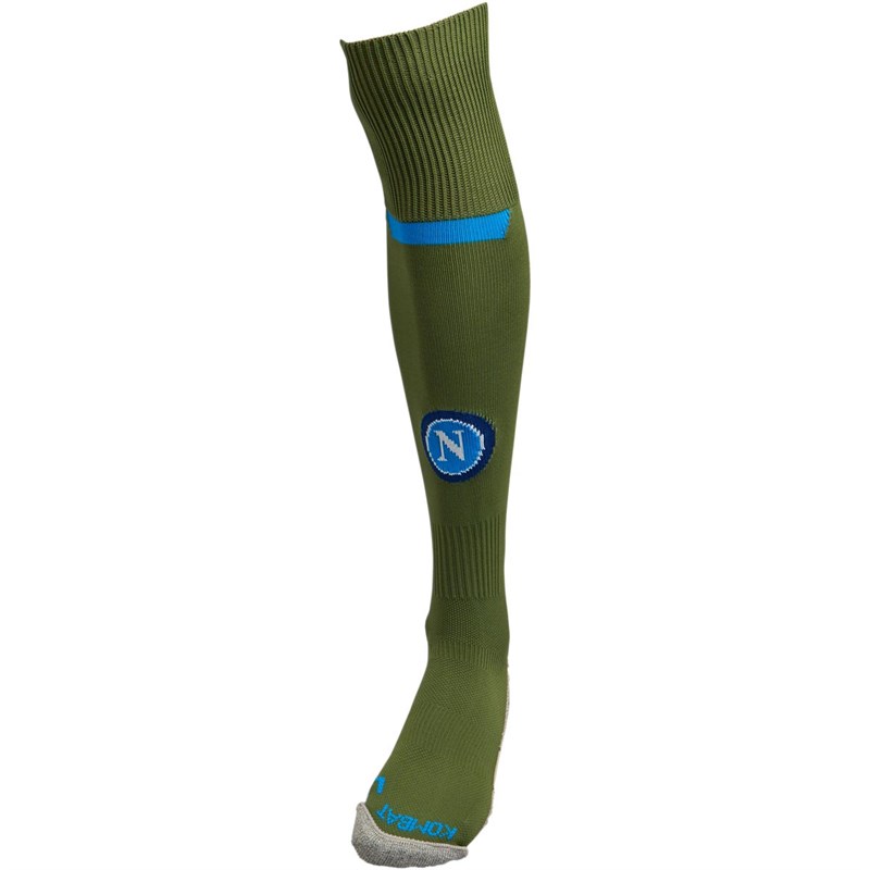 Buy Kappa Mens SSC Napoli Kombat Spark Pro Away Socks Green