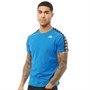 Kappa Mens 222 Banda Coen Raglan Tee Royal Blue/Black
