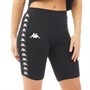Kappa Womens 222 Banda Dicles Cotton Cycling Shorts Black/Black