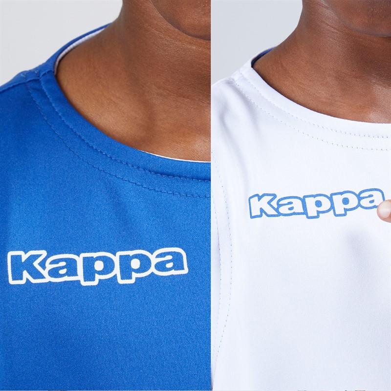 Kappa Boys Alble Reversible Sleeveless Training Top Royal Blue/White