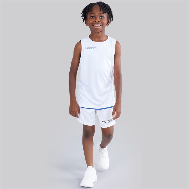 Kappa Boys Alble Reversible Sleeveless Training Top Royal Blue/White