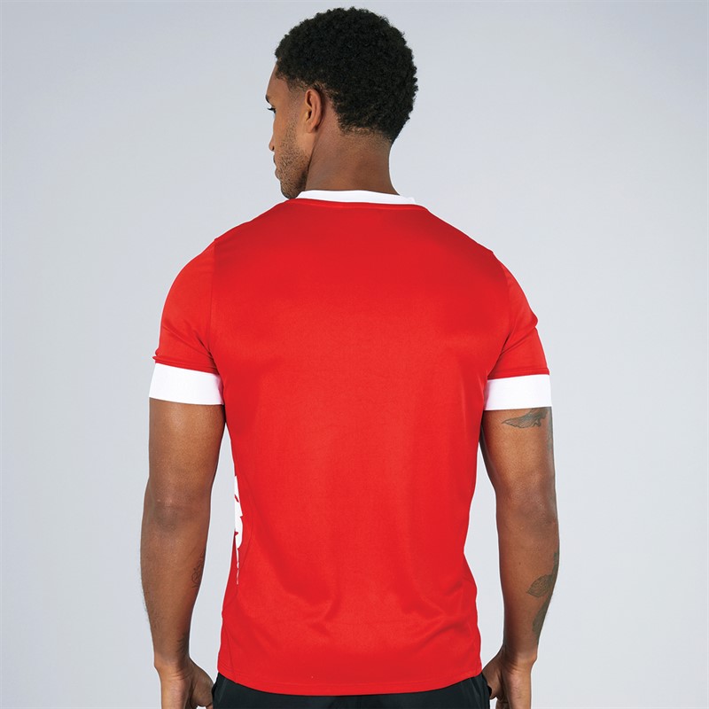 Kappa Mens Remilio 2 Training Jersey Red/White