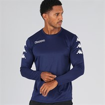 Kappa Mens Bolos Long Sleeve Training Top Navy