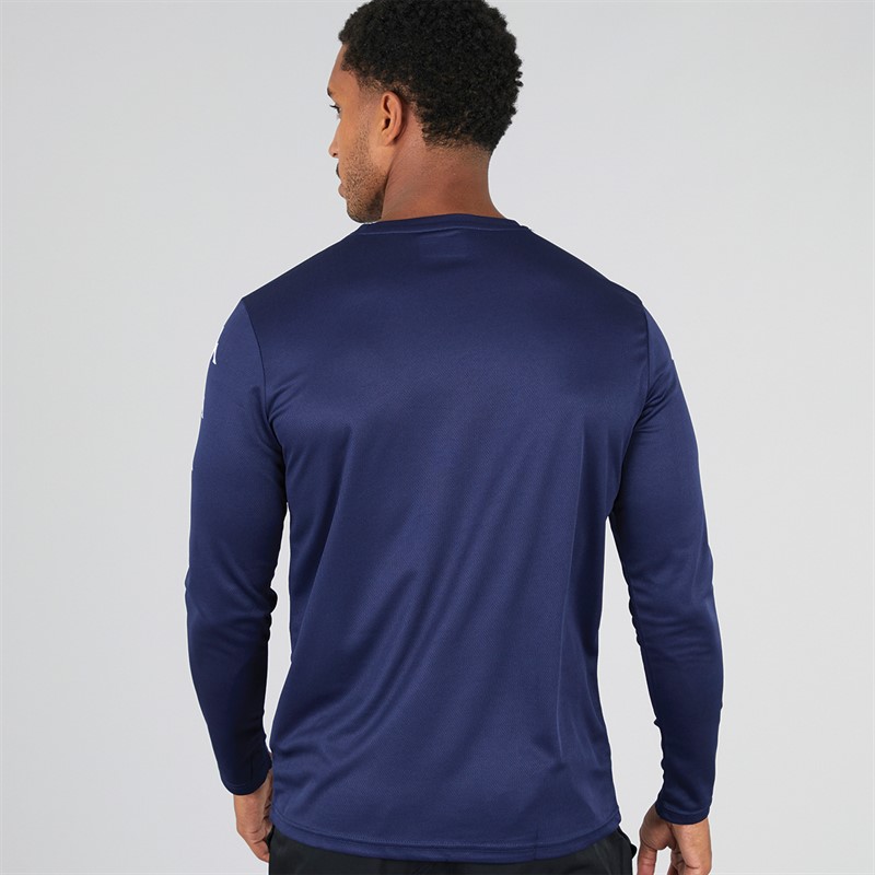 Kappa Mens Bolos Long Sleeve Training Top Navy