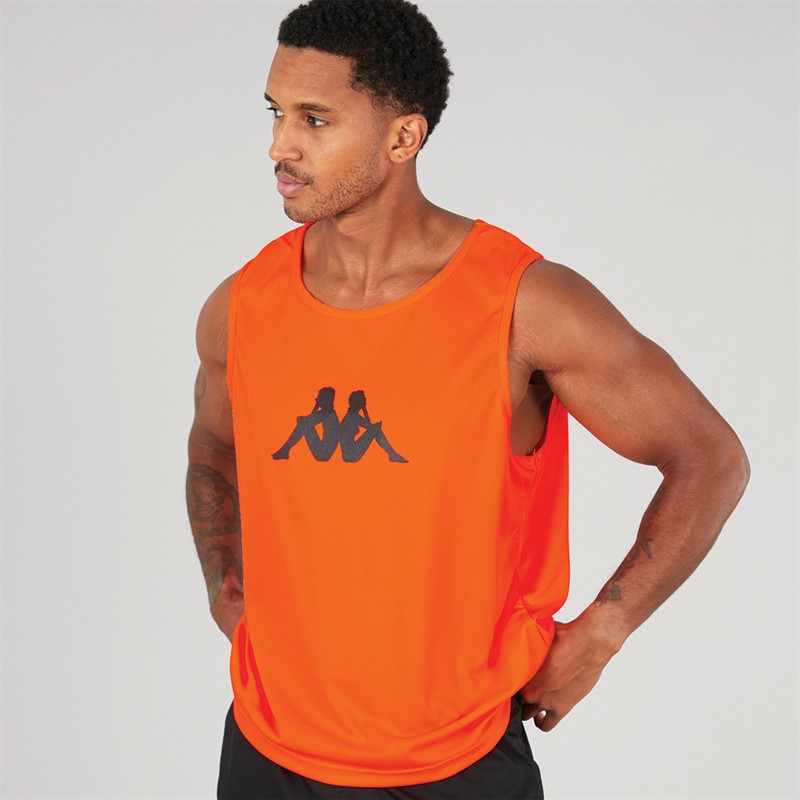Kappa Mens Wreathe Training Bib Orange