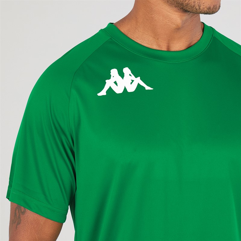 Kappa Mens Antel Training Top Green Oasis