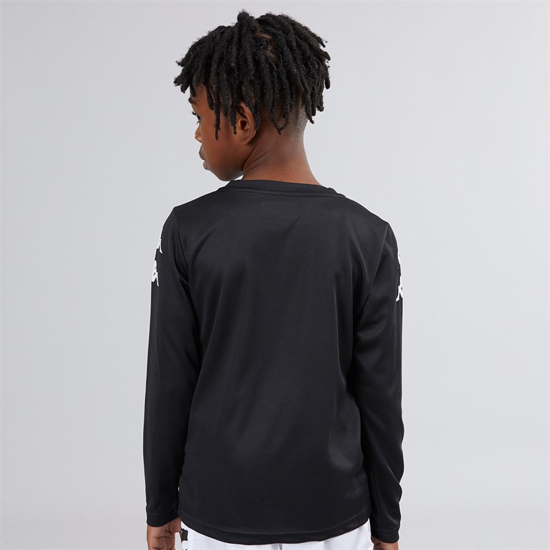 Kappa Boys Bolos Long Sleeve Training Top Black
