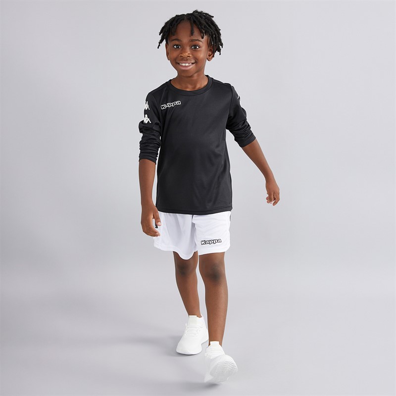 Kappa Boys Bolos Long Sleeve Training Top Black