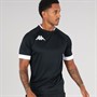 Kappa Mens Ampion Rugby Training/Match Jersey Black/White