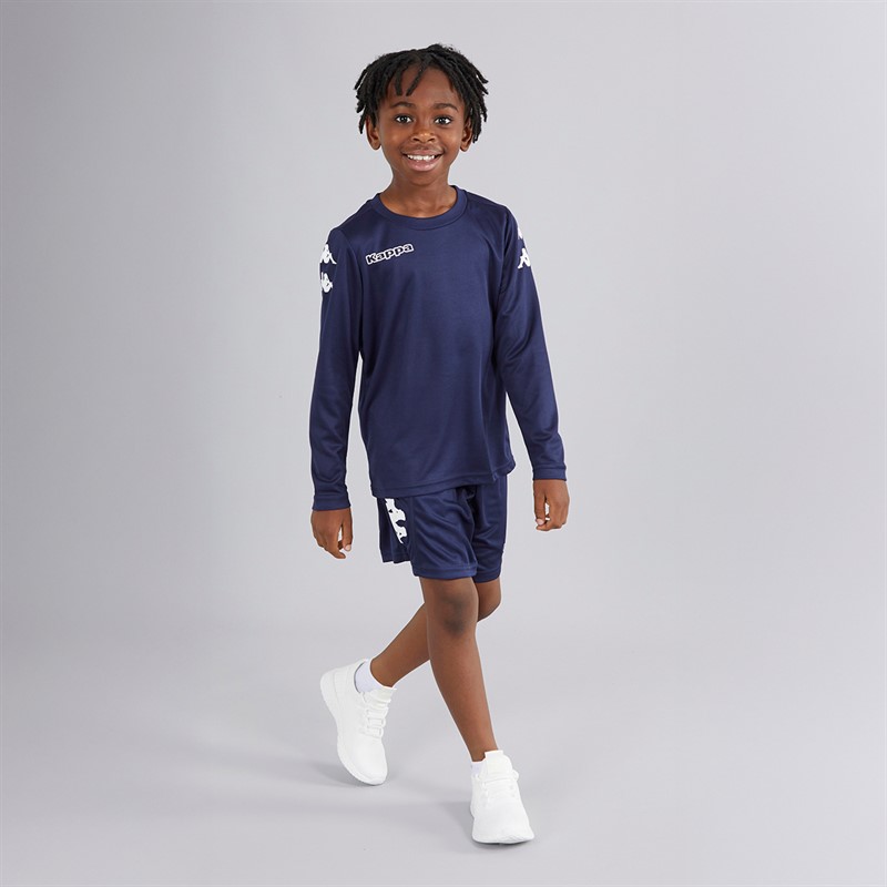 Kappa Boys Bolos Long Sleeve Training Top Navy