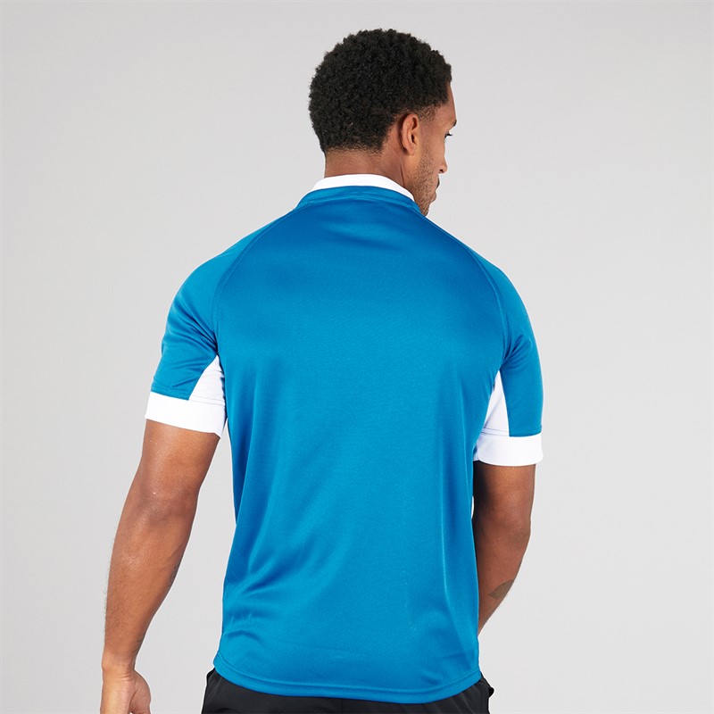 Kappa Mens Ampion Rugby Training/Match Jersey Royal Blue/White