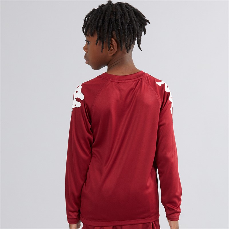 Kappa Boys Veneto 2 Long Sleeve Training Jersey Pomegranate