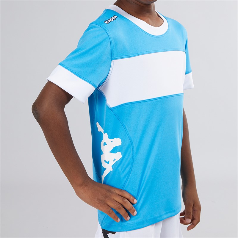 Kappa Boys Remilio 2 Training Jersey Light Blue/White