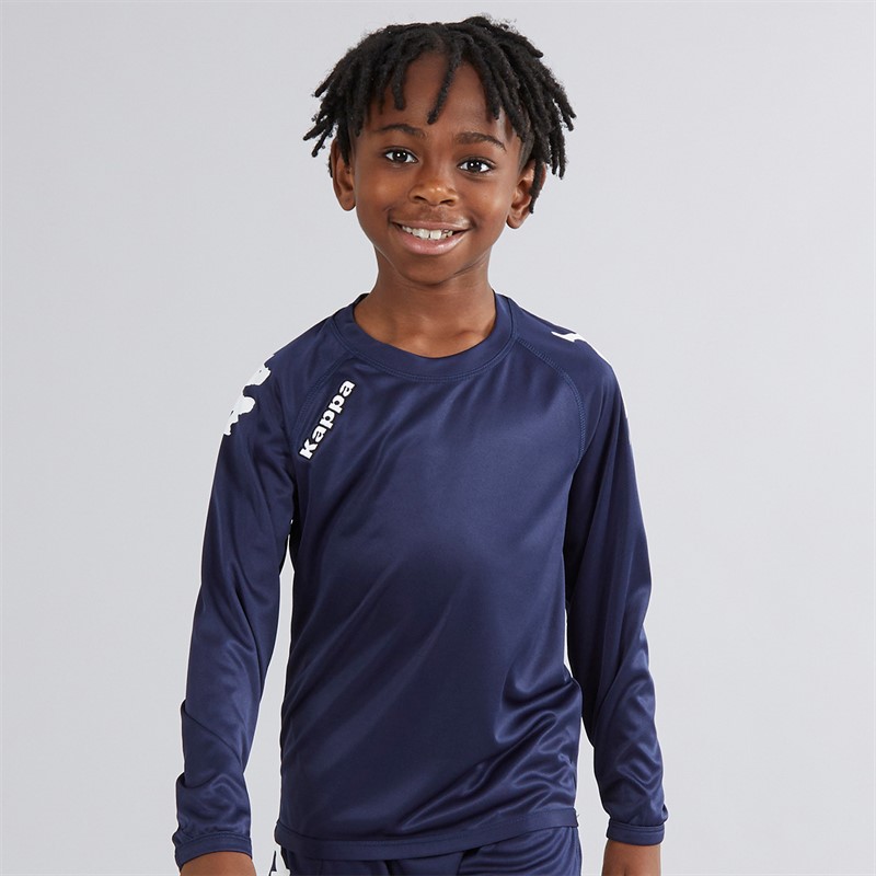 Kappa Boys Veneto 2 Long Sleeve Training Jersey Navy