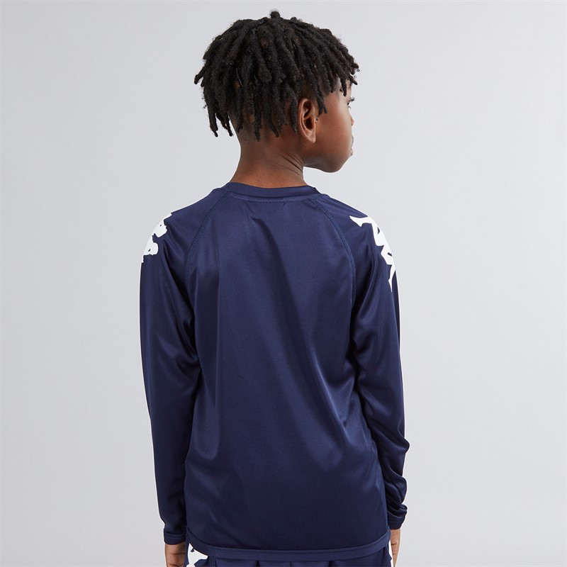 Kappa Boys Veneto 2 Long Sleeve Training Jersey Navy