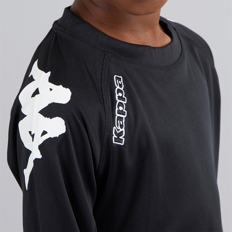 Kappa Boys Veneto 2 Long Sleeve Training Jersey Black