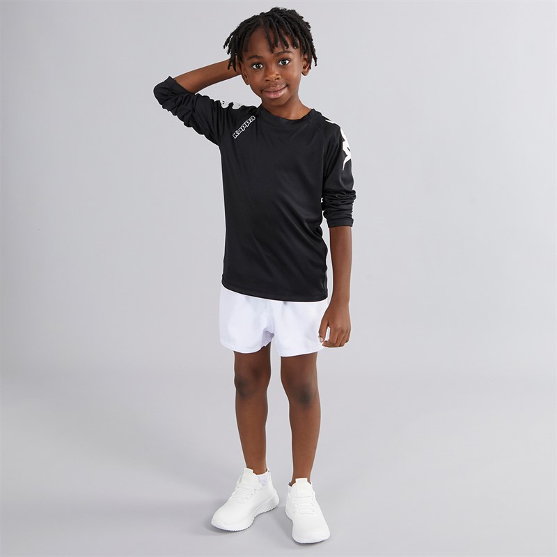 Kappa Boys Veneto 2 Long Sleeve Training Jersey Black