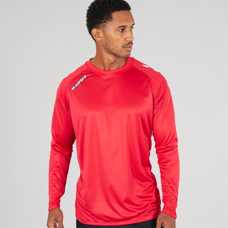 Kappa Mens Veneto 2 Long Sleeve Training Jersey Red - Size XL