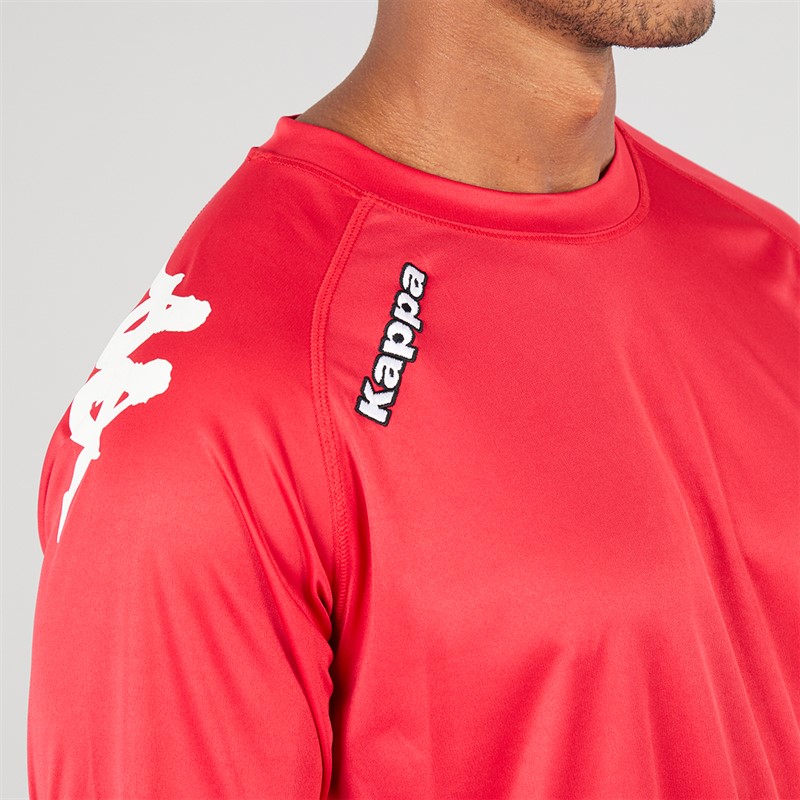 Kappa Mens Veneto 2 Long Sleeve Training Jersey Red
