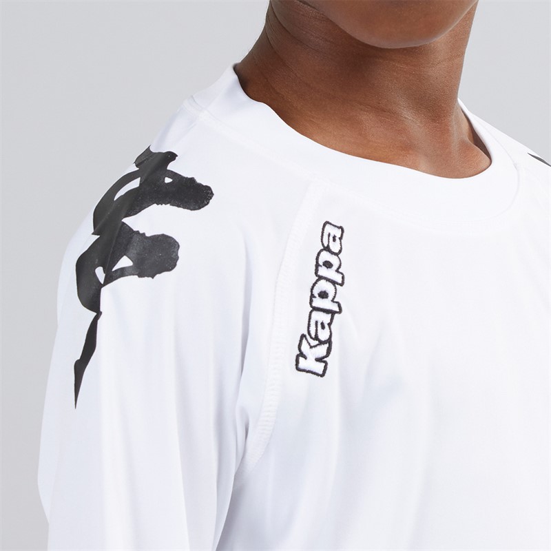 Kappa Boys Veneto 2 Long Sleeve Training Jersey White