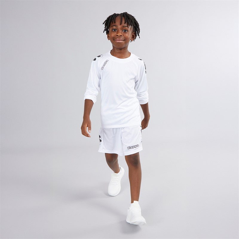 Kappa Boys Veneto 2 Long Sleeve Training Jersey White
