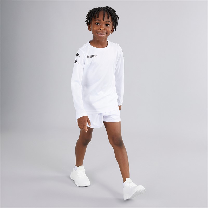 Kappa Boys Bolos Long Sleeve Training Top White