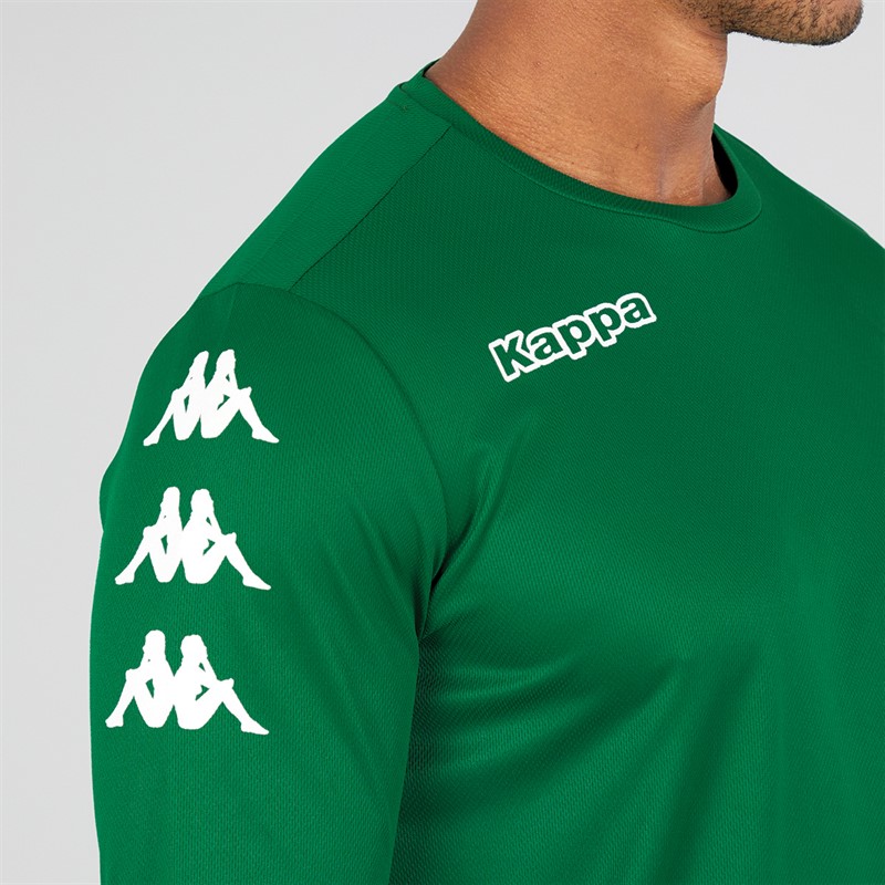 Kappa Mens Bolos Long Sleeve Training Top Green