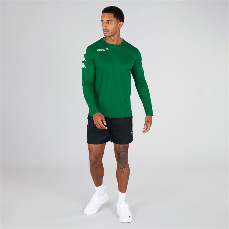 Kappa Mens Bolos Long Sleeve Training Top Green