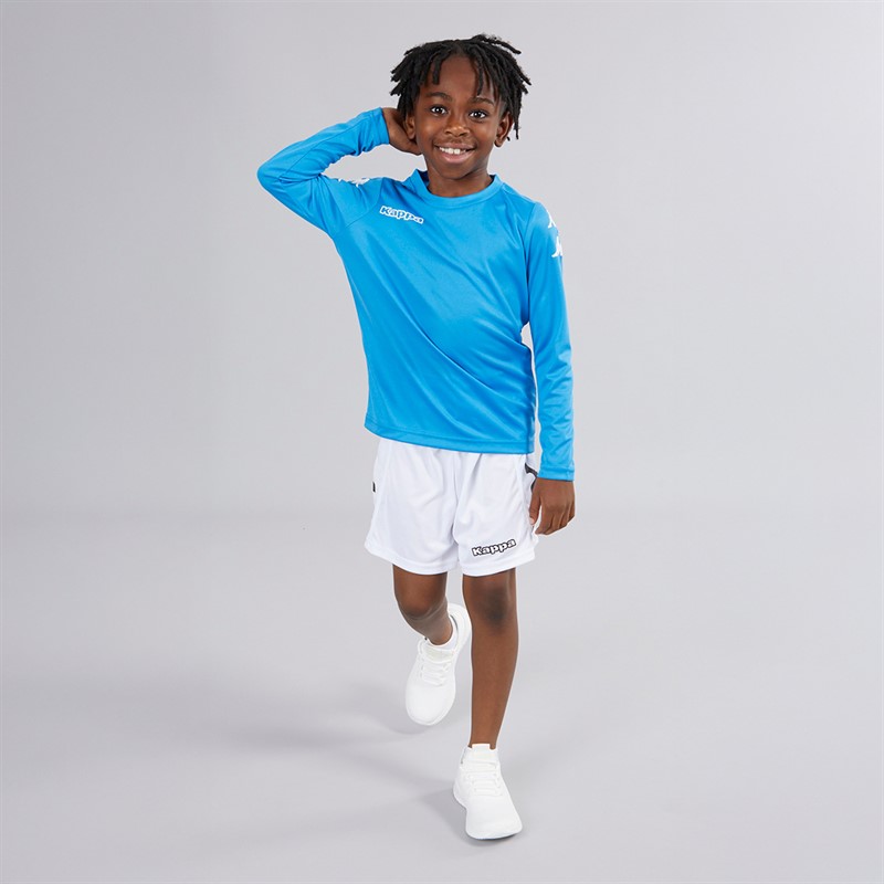 Kappa Boys Bolos Long Sleeve Training Top Light Blue