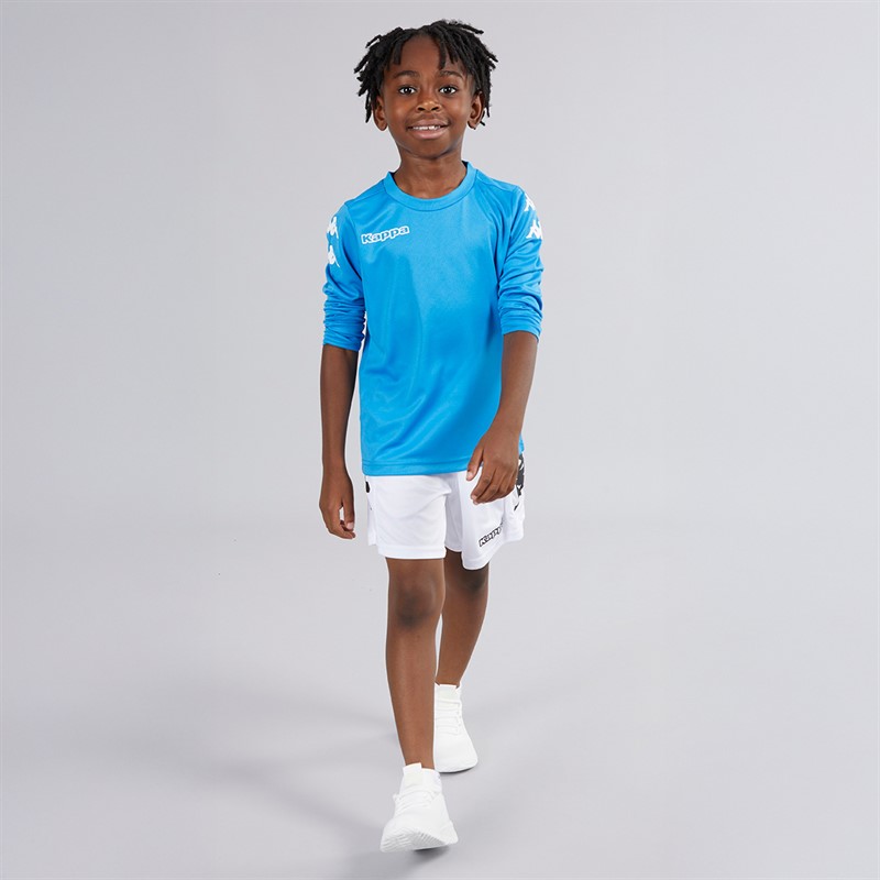 Kappa Boys Bolos Long Sleeve Training Top Light Blue