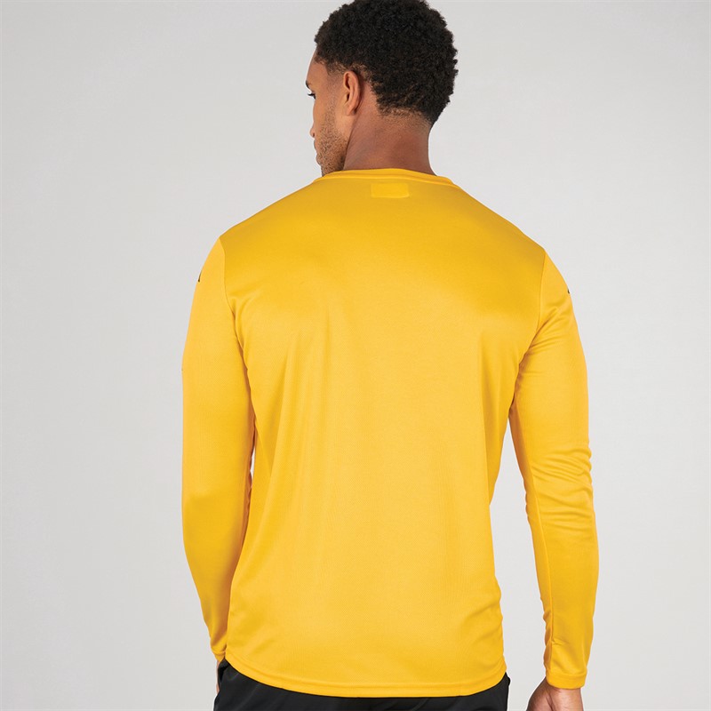 Kappa Mens Bolos Long Sleeve Training Top Yellow